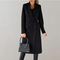 Stylish Long Winter Coat for Women - Elara