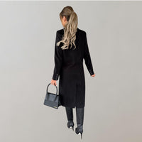 Stylish Long Winter Coat for Women - Elara
