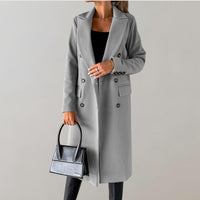 Stylish Long Winter Coat for Women - Elara