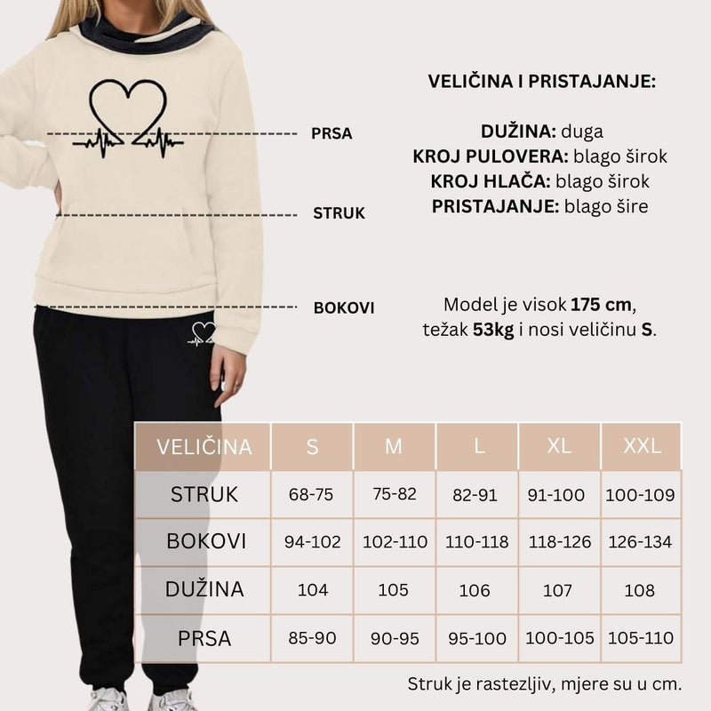 UDOBNA ŽENSKA DVODIJELNA TRENIRKA - WARMFLEX™