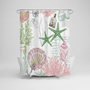 Wasserabweisender Polyester Duschvorhang - StarfishDream