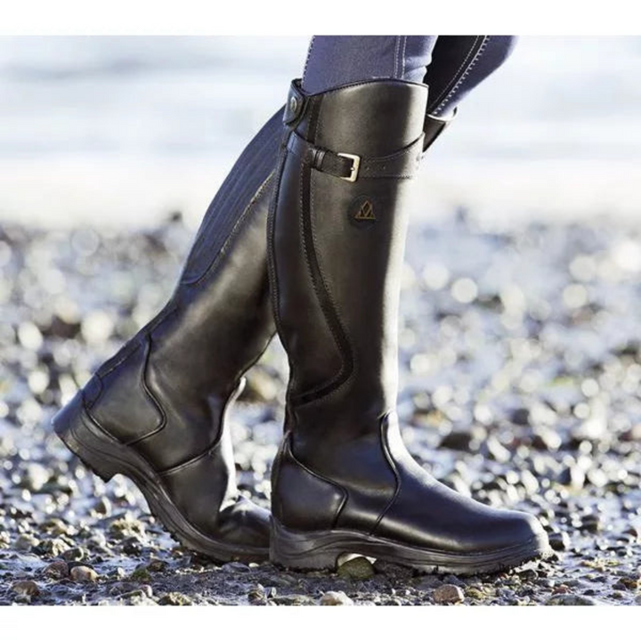 Wasserfeste Hohe Damenstiefel mit Absatz - Aurora