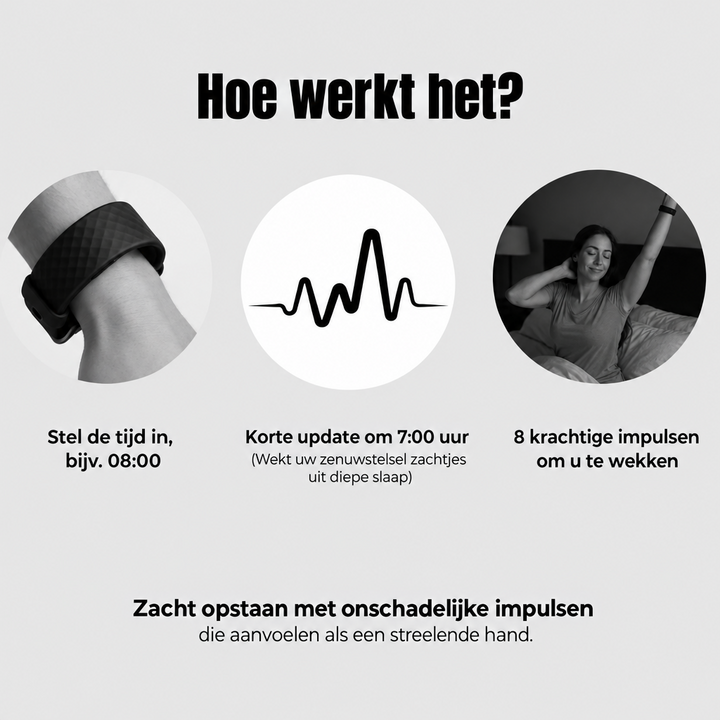 Stille trilwekker | Rustig wakker worden | Verstelbare intensiteit