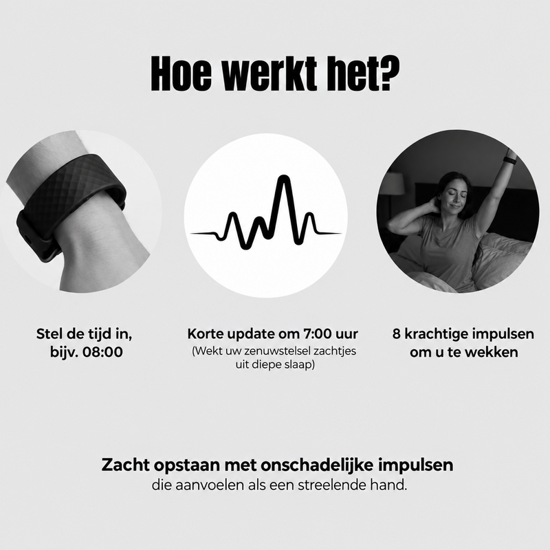 Stille trilwekker | Rustig wakker worden | Verstelbare intensiteit