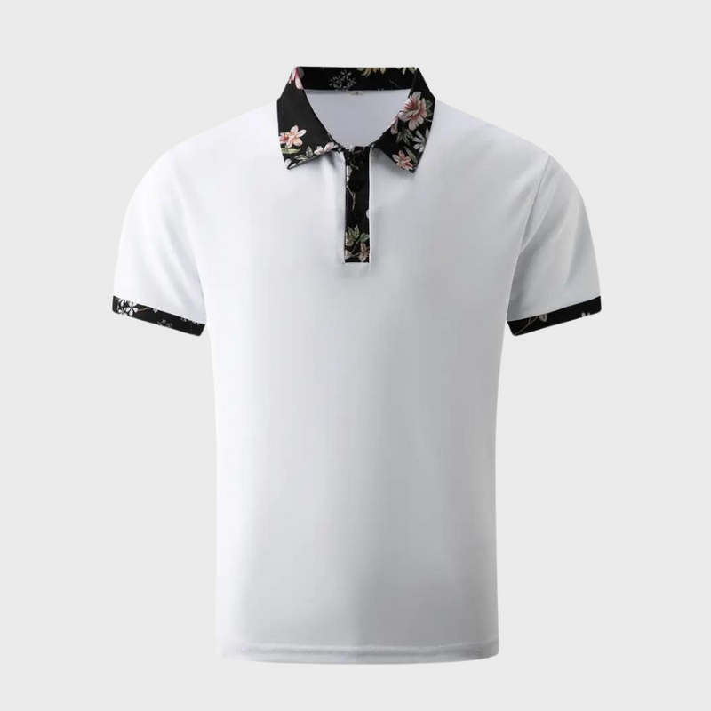 Herren-Poloshirt mit dezentem Druck - Noah