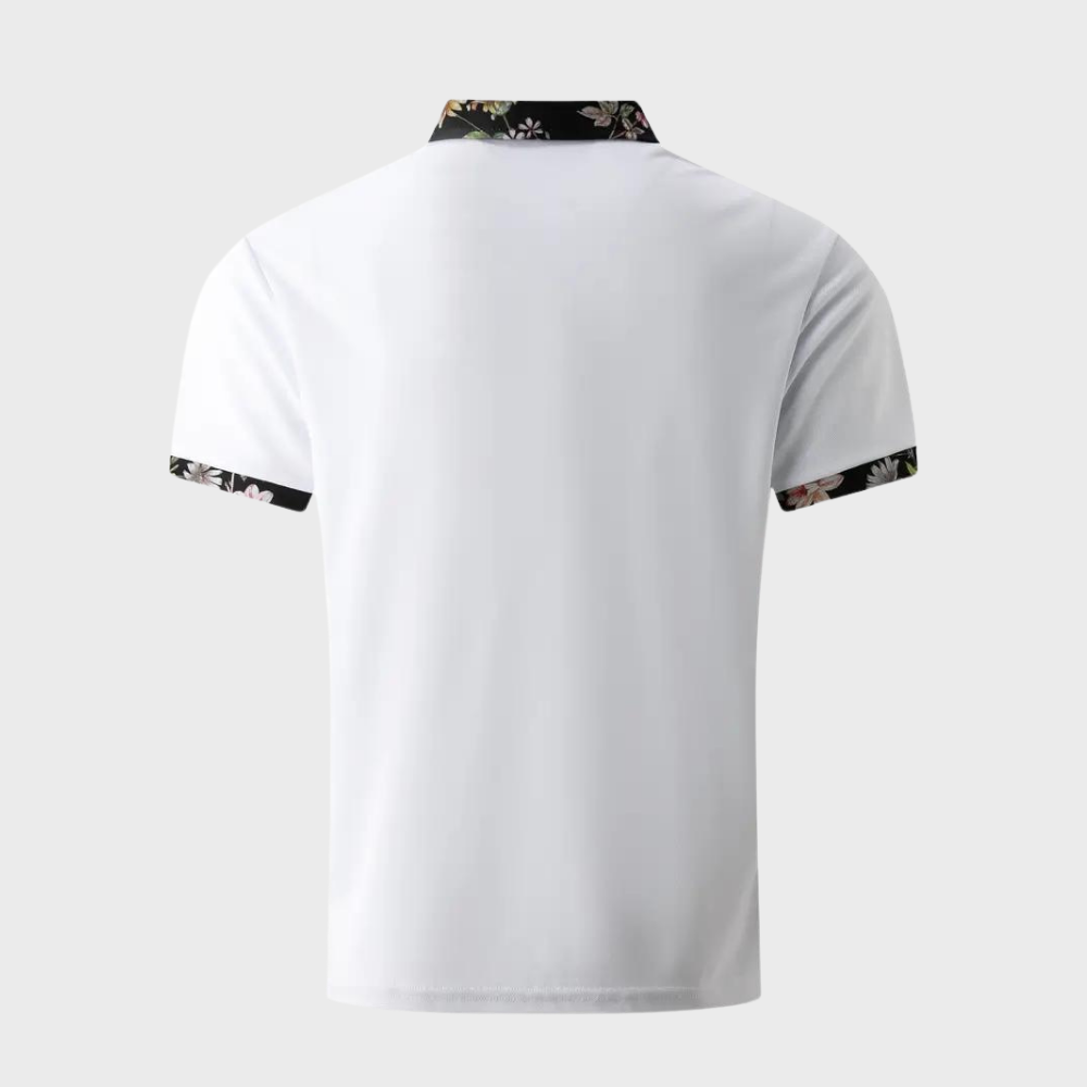 Herren-Poloshirt mit dezentem Druck - Noah