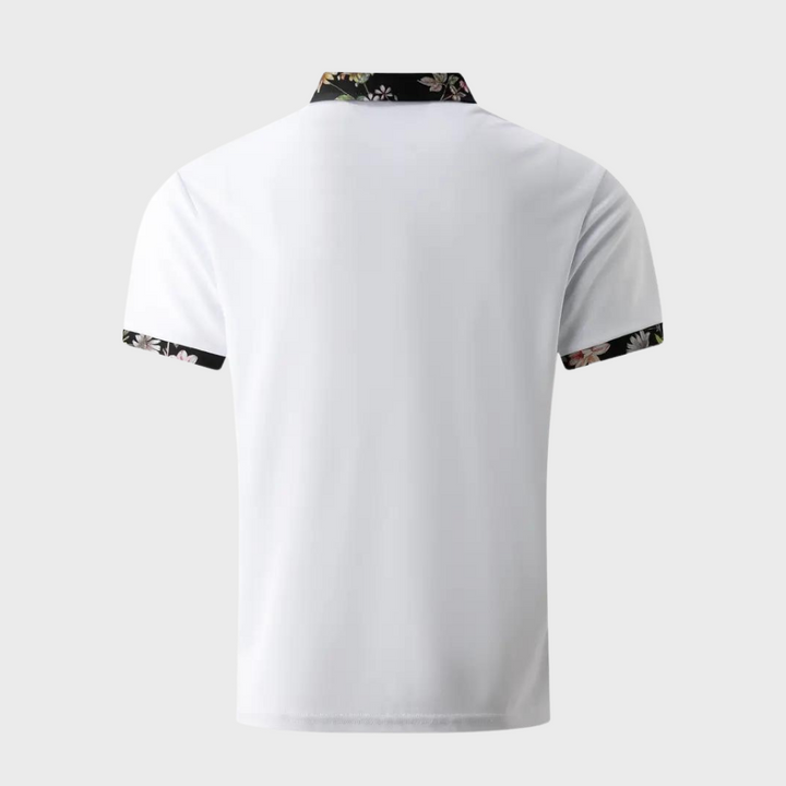 Herren-Poloshirt mit dezentem Druck - Noah
