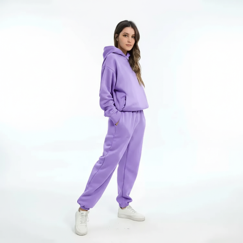 Weiches Fleecepullover-Set - Marie