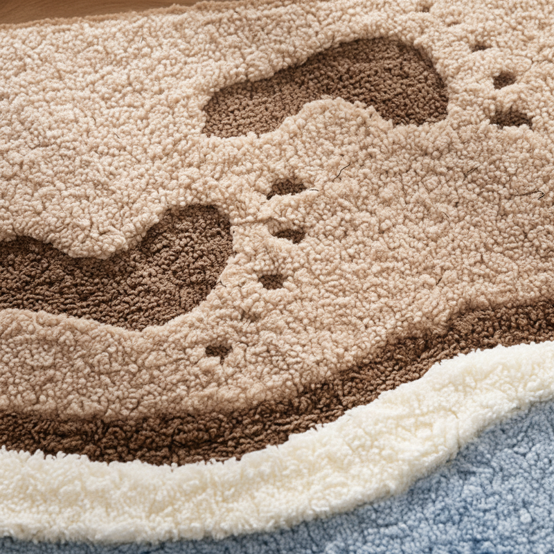 Weiches Flauschiges Badezimmerﬂoormatte - FjordFluff