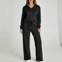 Weites Loungewear-Set Mit Weitem Bein - Joleen