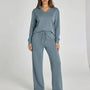 Weites Loungewear-Set Mit Weitem Bein - Joleen