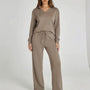 Weites Loungewear-Set Mit Weitem Bein - Joleen