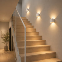 Luxe Cordless Wall Lamp | Square Sensor Light | Aluminum 10x10 cm 2