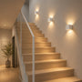 Luxe Cordless Wall Lamp | Square Sensor Light | Aluminum 10x10 cm 2