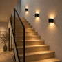 Luxe Cordless Wall Lamp | Square Sensor Light | Aluminum 10x10 cm 1