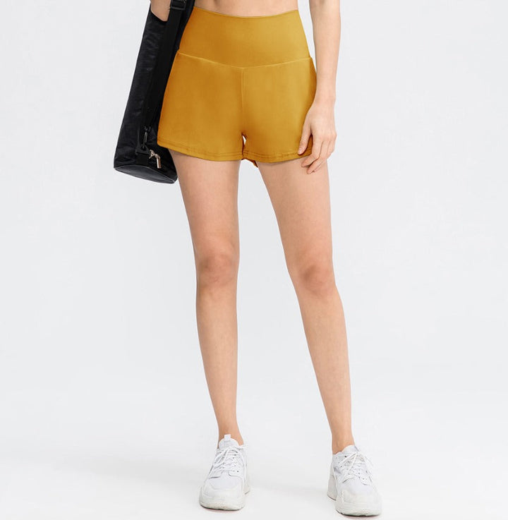 Atmungsaktive & Schnell Trocknende High-Waist Damen-Fitnessshorts – Mirabella