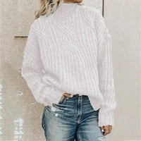 Bequemer Gestrickter Damenpullover - Lily