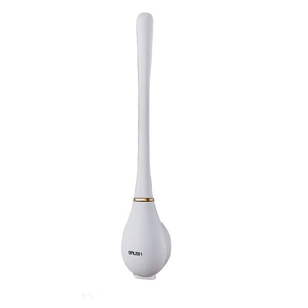 Silikon-Toilettenbürste mit Wandhalter & Tropfenauffang – Clevora
