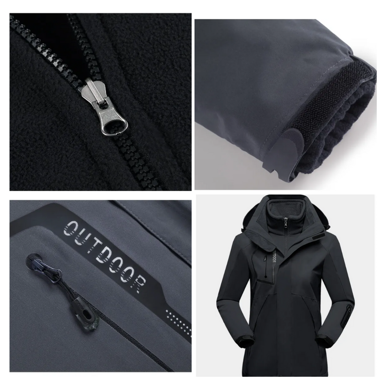 3-in-1 Outdoor Schutzjacke für Frauen - Luna