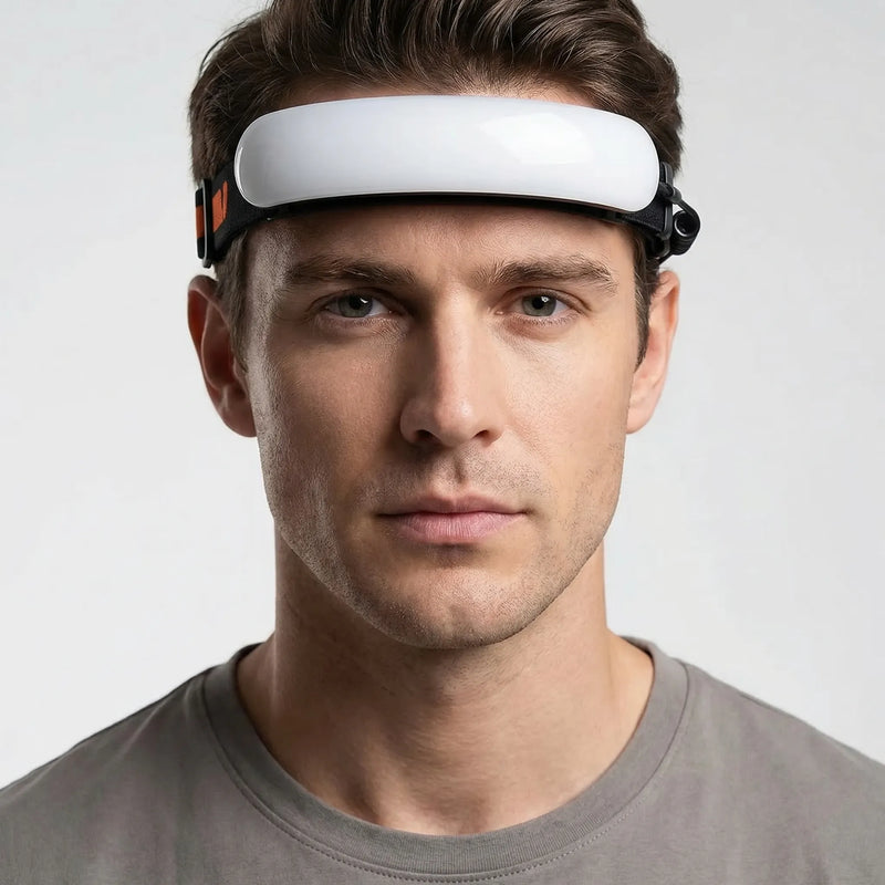 Wide-Beam Rechargeable COB Headlamp -  Headrix