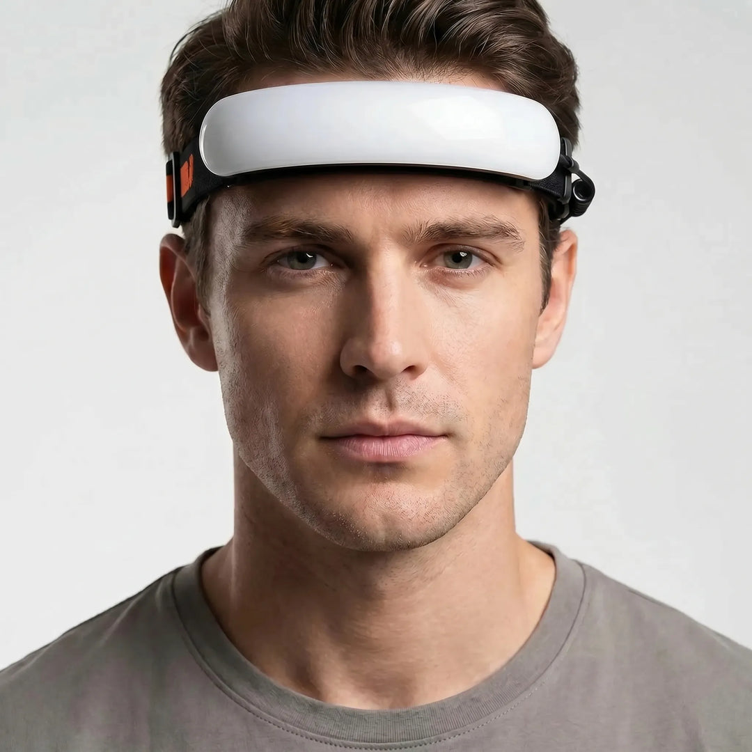 Wide-Beam Rechargeable COB Headlamp -  Headrix