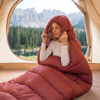 Wide-Cut 3-Season camping Sleeping Bag -  Slumbrex