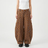 Wide Barrel Leg Trousers -  Mae