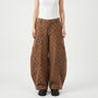 Wide Barrel Leg Trousers -  Mae