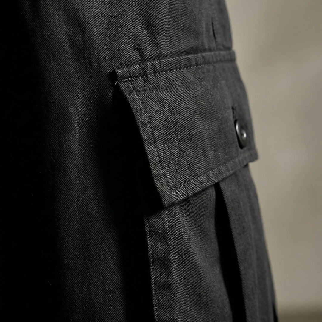 Wide Leg Cargo Trousers For Men - Clifton