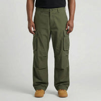 Wide Leg Cargo Trousers For Men - Clifton