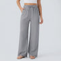 Wide Leg Casual Trousers - Peggy