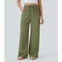 Wide Leg Casual Trousers - Peggy