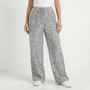 Wide Leg Leopard Trousers - Teresa