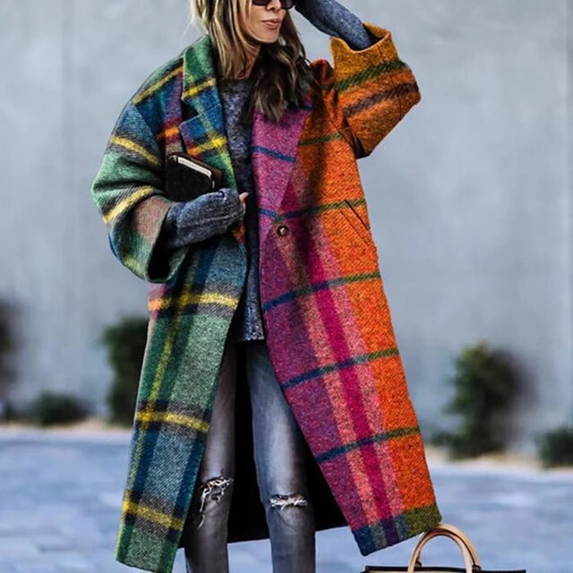 Langer Damen Winter-Trenchcoat - Vivienne