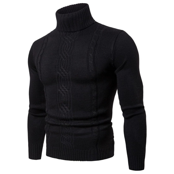 Luxuriöser Herrenrollkragenpullover - AlpineEdge