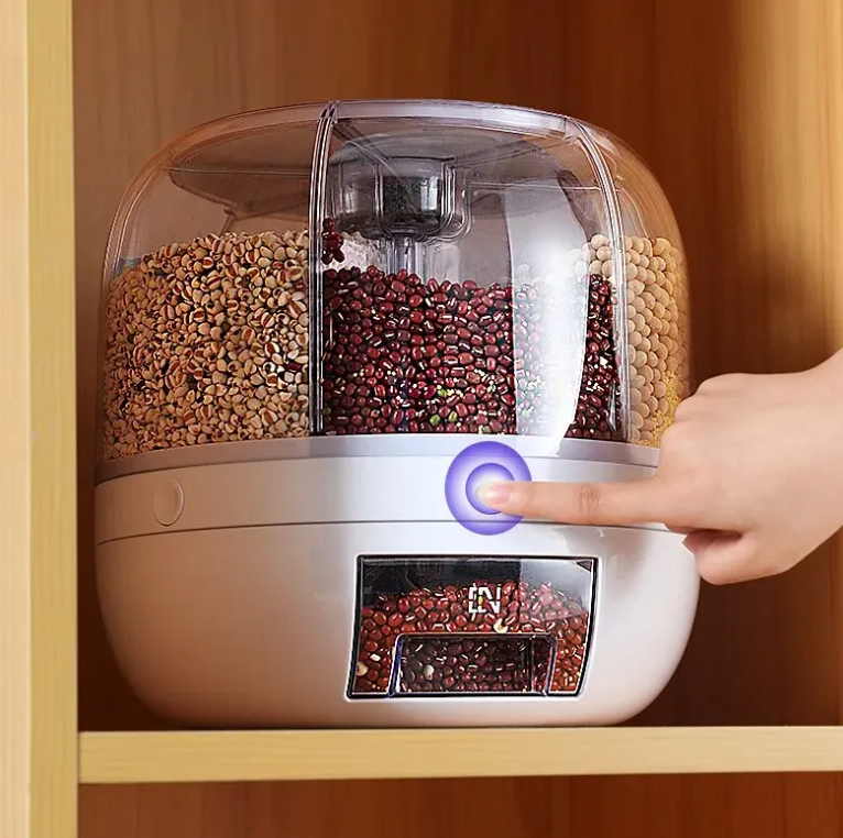 360° Roterende Graandispenser - SpinStore GrainKeeper