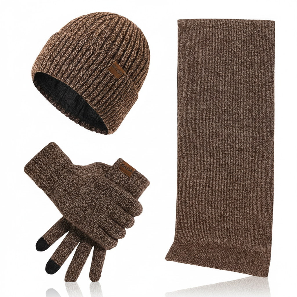 Wollige Mütze Und Handschuhe - ChillGuard