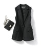 Trendiger Ärmelloser Blazer - Celeste