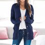 Gestrickte Damenjacke mit Knöpfen – Noor