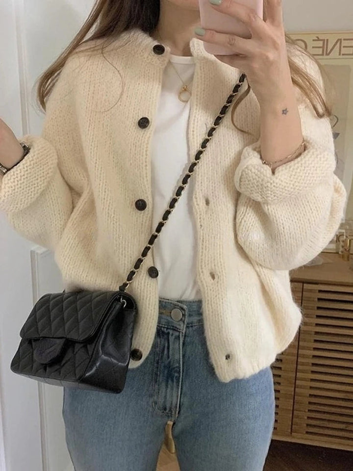 Damen Gestrickte Strickjacke - Nova