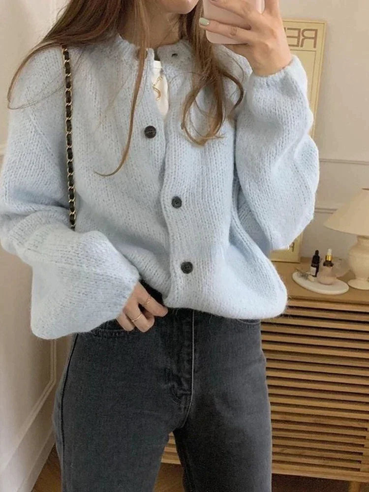 Damen Gestrickte Strickjacke - Nova