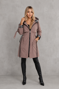Women's Waterproof Rain Coat with Hood – Windproof Lightweight Jacket 7