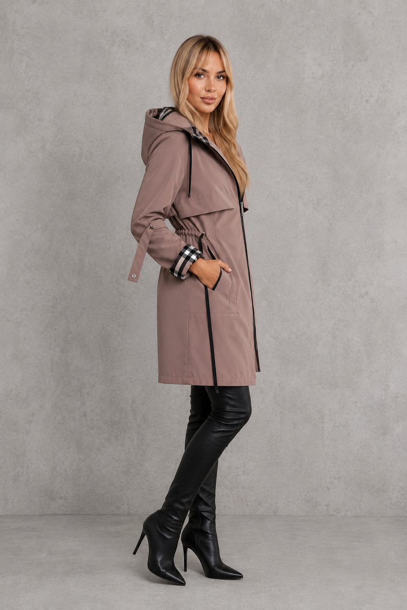 Women's Waterproof Rain Coat with Hood – Windproof Lightweight Jacket 4