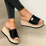 Damen Plateau-Sandalen mit Keilabsatz – Ravina