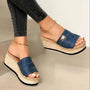 Damen Plateau-Sandalen mit Keilabsatz – Ravina