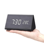 Elegant LED Wood Clock with Voice Control 12
