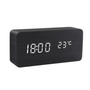 Elegant LED Wood Clock with Voice Control 9