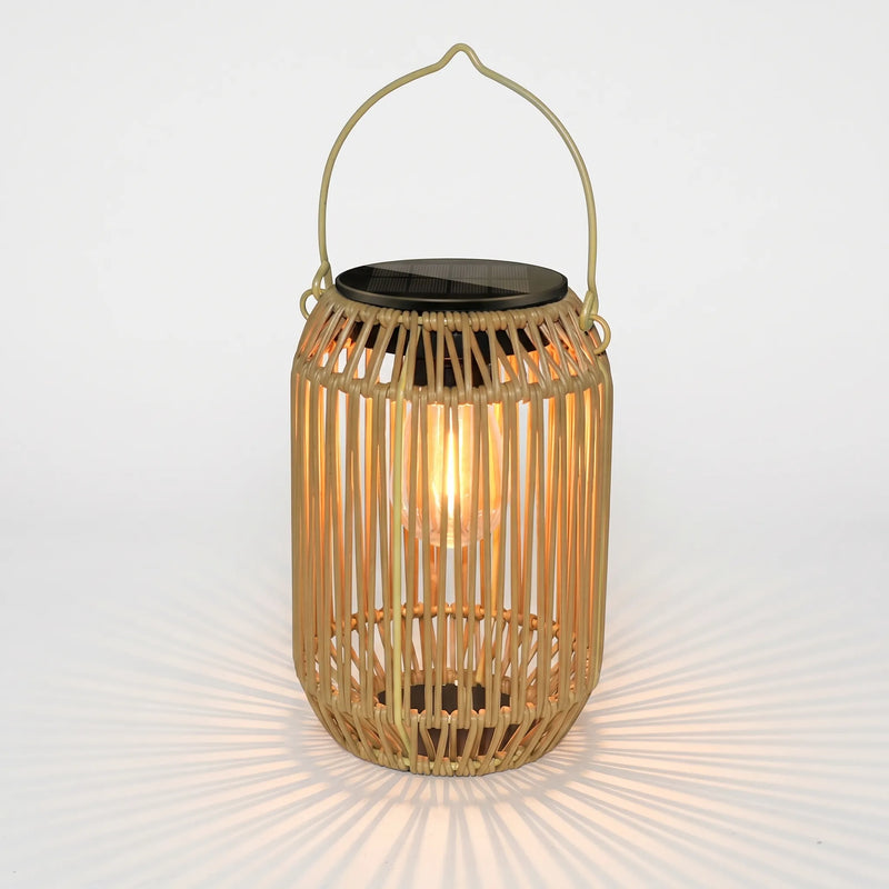Woven Outdoor Lantern - Nyxora