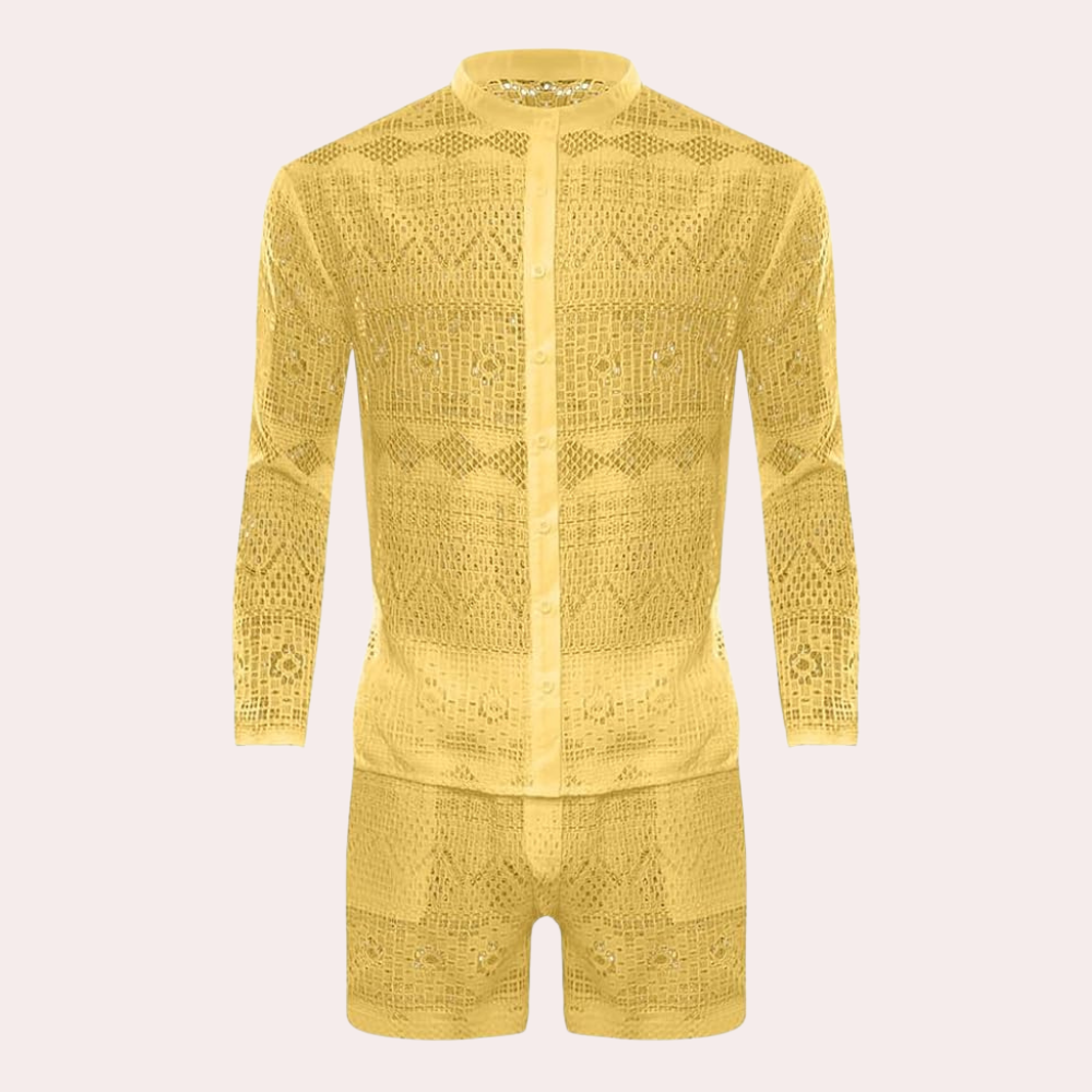 Luftiges Spitzen-Sommeroutfit für Herren - Cai