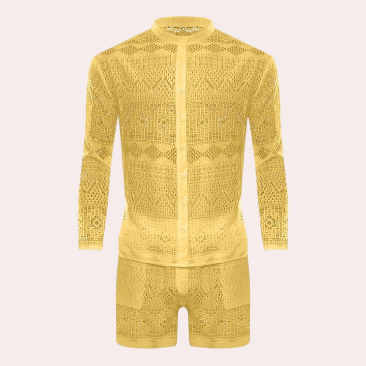 Luftiges Spitzen-Sommeroutfit für Herren - Cai